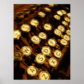 Pôster Escreva-me - chaves de letra