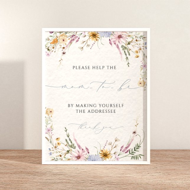 Poster Escreva o endereço do seu Chá de fraldas de endere (Criador carregado)