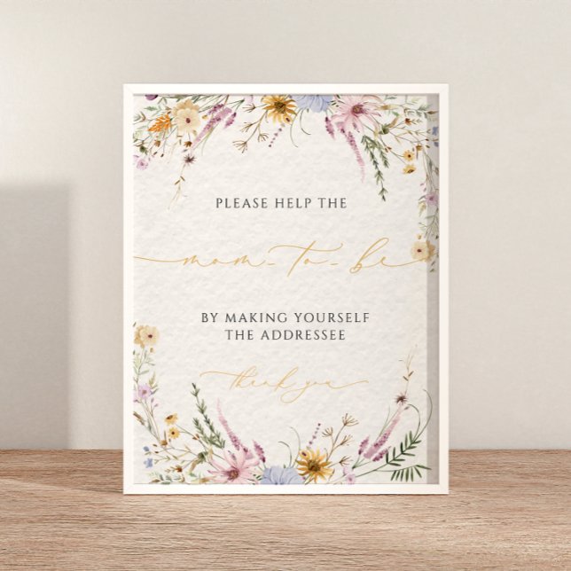 Poster Escreva o endereço do seu Chá de fraldas de endere (Criador carregado)