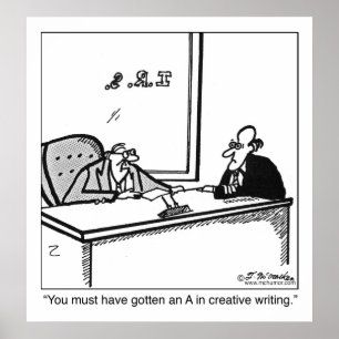 Poster Escrevendo criativo sobre devolução de impostos