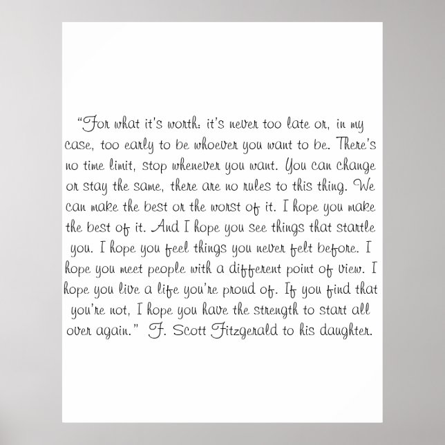 Poster escrita (Frente)