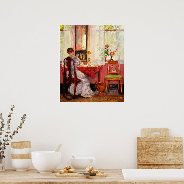 Poster Escrito por Gari Melchers, (Cozinha)