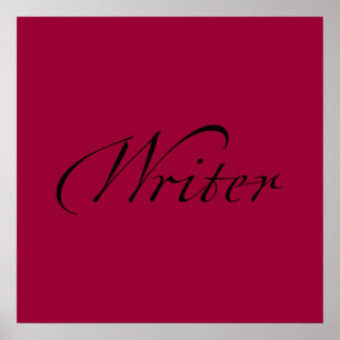 Poster Escritor