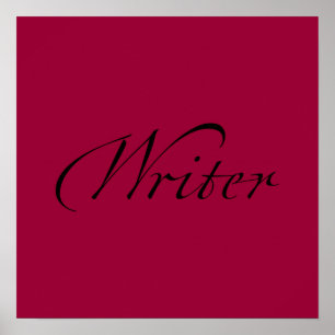 Poster Escritor