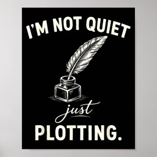 Poster Escritor engraçado dizendo romancista autor humor