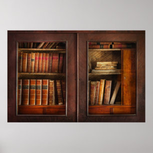 Poster Escritor - Livros - O gabinete do livro