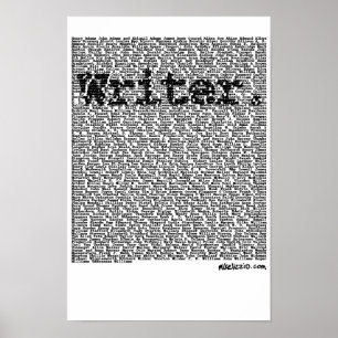 Poster "Escritor. "poster
