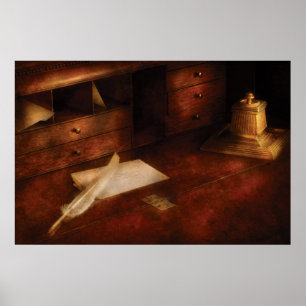 Poster Escritor - The Writers Desk