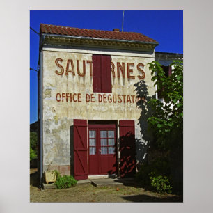 Pôster Escritório de Degustação de Sauternes (Degustação 