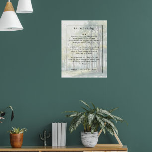 Poster Escritura Bíblica Cura Saúde Doença Recupere-se
