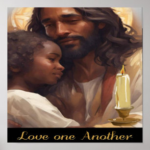 Poster Escritura de Jesus e Criança