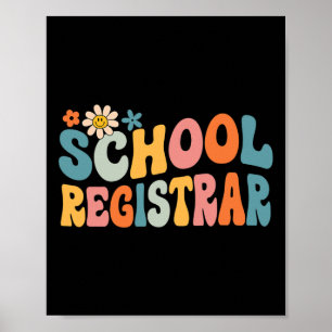Poster Escrivão da Groovy School de volta à escola
