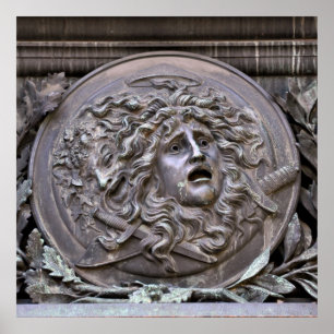 Pôster Escudo Medusa de Athena