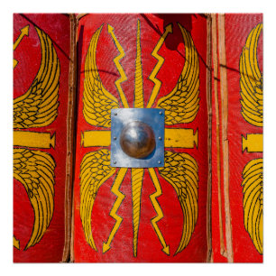 Pôster Escudo Militar Romano - Scutum