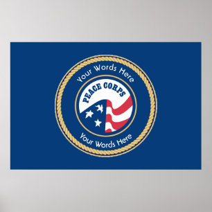 Poster Escudo Universal do Peace Corps