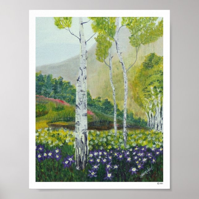 Pôster Esculpido Numa Árvore (Frente)