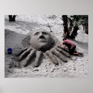 Poster Escultura de areia fazer em Marbella