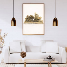 Poster Escultura de Arte de Livro Doblado – Projeto de Pa