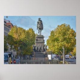 Poster Escultura de Frederico, o Grande, Berlim, Alemanha