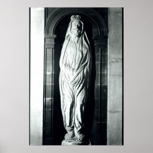 Pôster Escultura de pedra de John Donne em sua saia