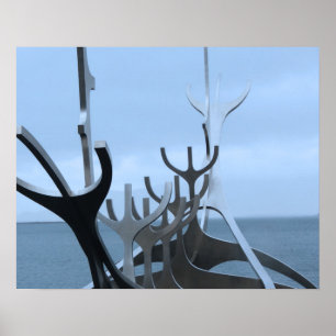 Poster Escultura islandêsa