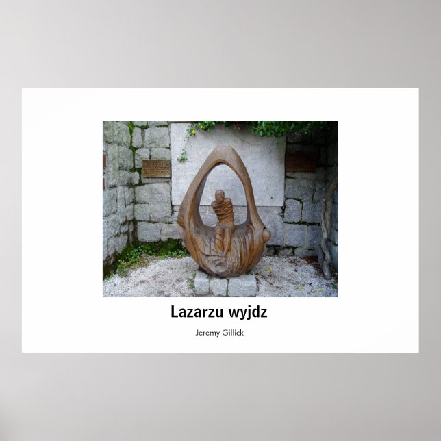 Pôster Escultura Lazarzu wyjdz (Frente)