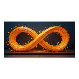 Pôster Escultura Luminosa Infinita