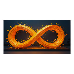 Pôster Escultura Luminosa Infinita