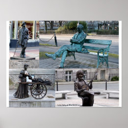 Poster Esculturas & Estátuas em Dublin Irlanda