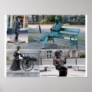 Poster Esculturas & Estátuas em Dublin Irlanda