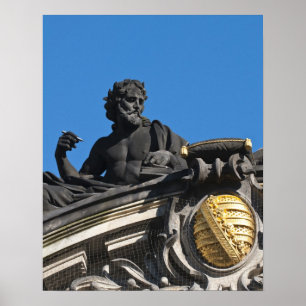 Pôster Esculturas na Academia Real de Arte, Dresden