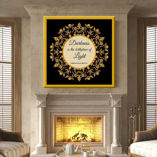 Poster Escuridão é o lugar de nascimento da Arte Luz-Bres (Criador carregado)