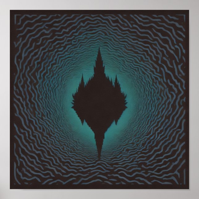 Poster Escuridão Espelhada (Frente)