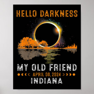Poster Escuridão Meu Antigo Amigo Total Eclipse 2024 Indi