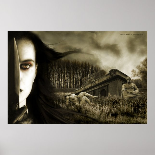 Pôster Escuro foram os meus sonhos ultimamente (Frente)