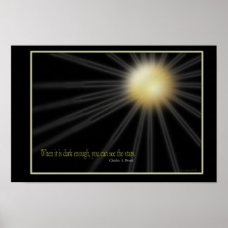 Poster Escuro O Suficiente