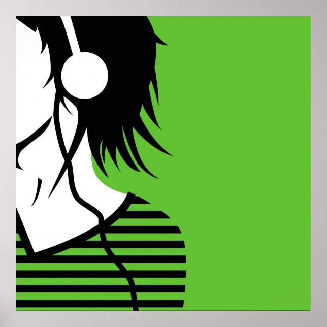 Pôster escutar 2 música _6 (Frente)