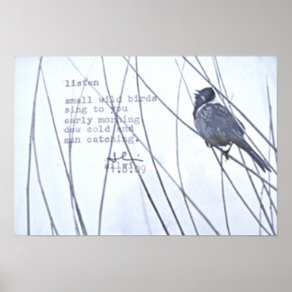 Poster "escute"