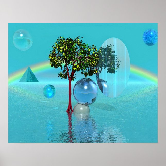 Poster Esfera de Árvore (Frente)