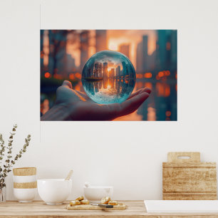 Poster esfera dentro a