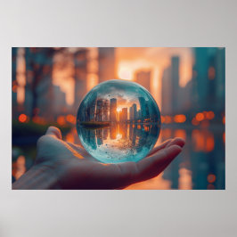 Poster esfera dentro a