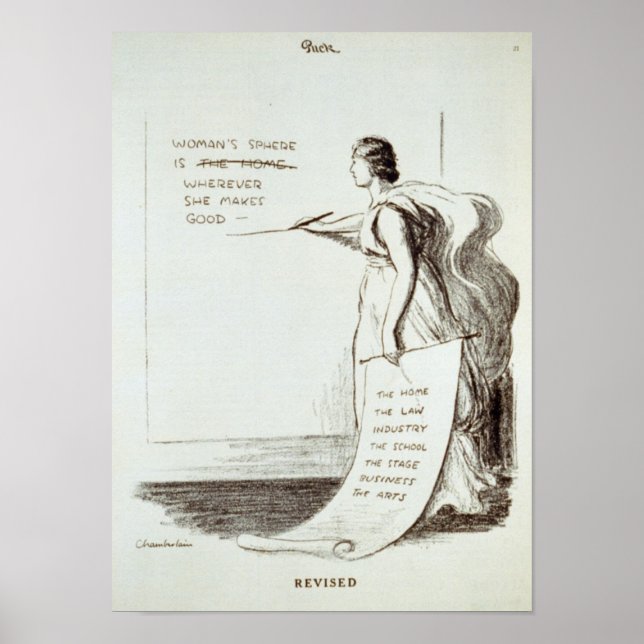 Pôster Esfera feminina revista (Frente)