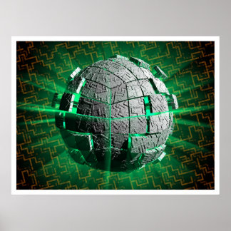 Pôster Esfera técnica