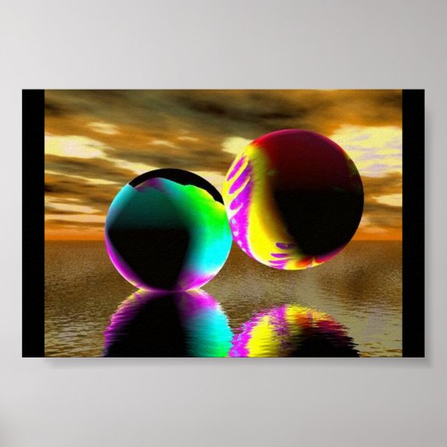 Pôster Esferas de amor (Frente)