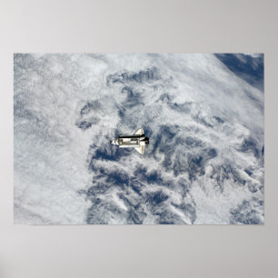 Pôster Esforço 12 do vaivém espacial