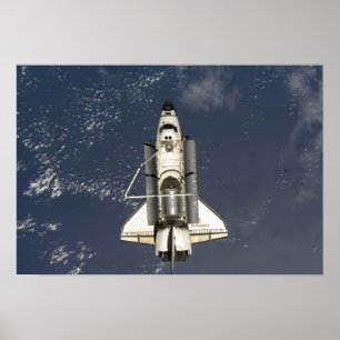Poster Esforço 17 do vaivém espacial
