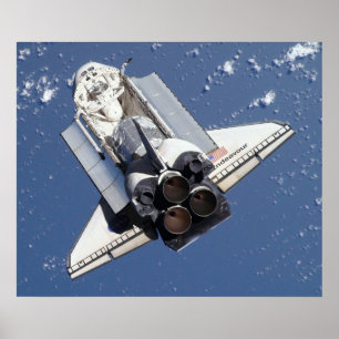 Pôster Esforço do vaivém espacial