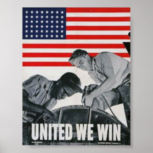 Pôster Esforço patriótico do poster/guerra de WWII