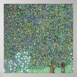 Poster Esfregões Sob As Árvores, Gustav Klimt