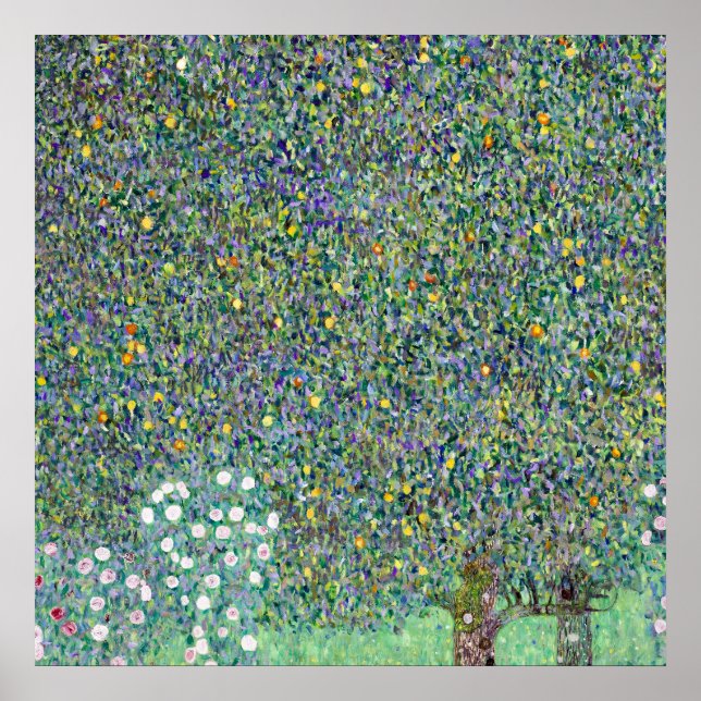 Poster Esfregões Sob As Árvores, Gustav Klimt (Frente)
